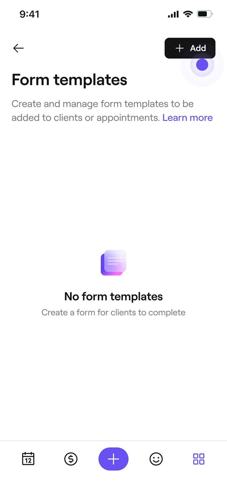 Create a basic form template