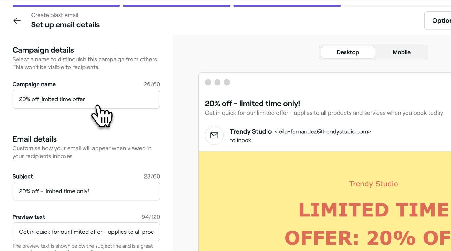 Blast campaigns email details Fresha.jpg