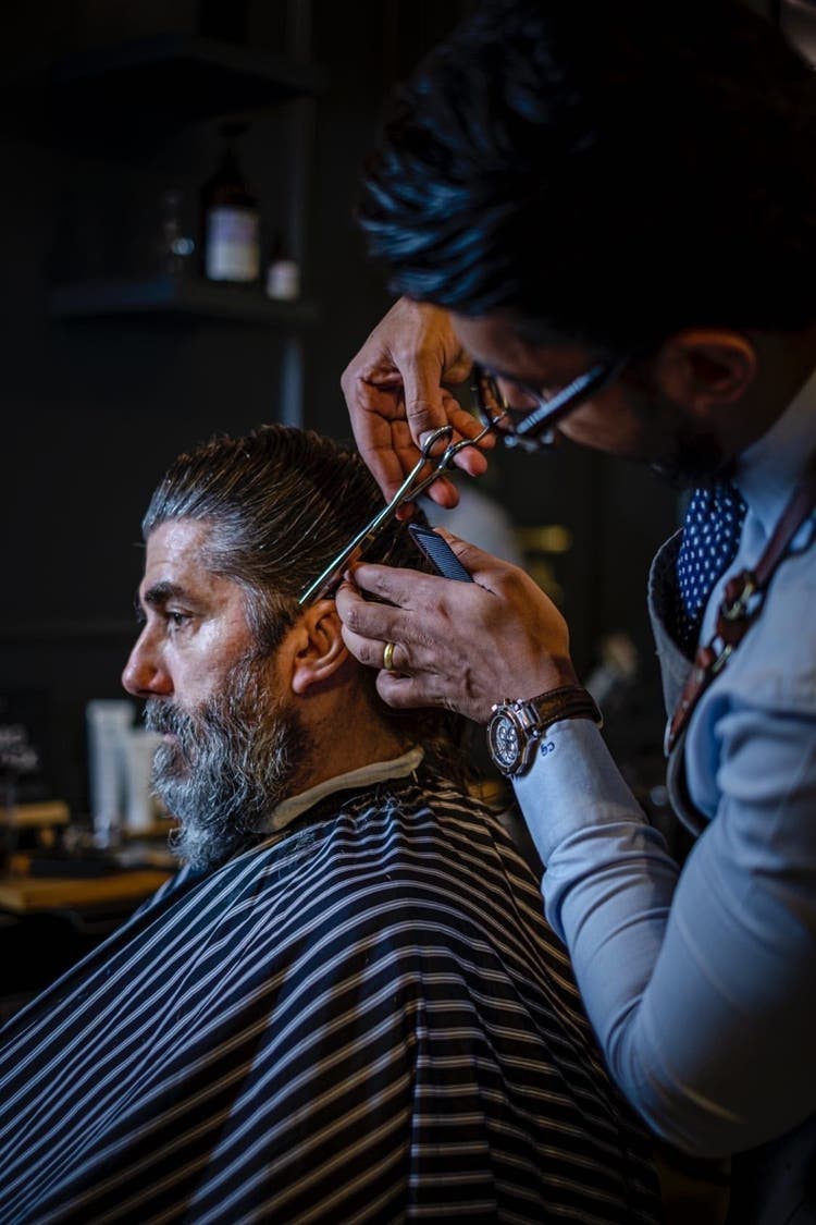 Carlos Gamal in action CG Barbershop 2.jpg