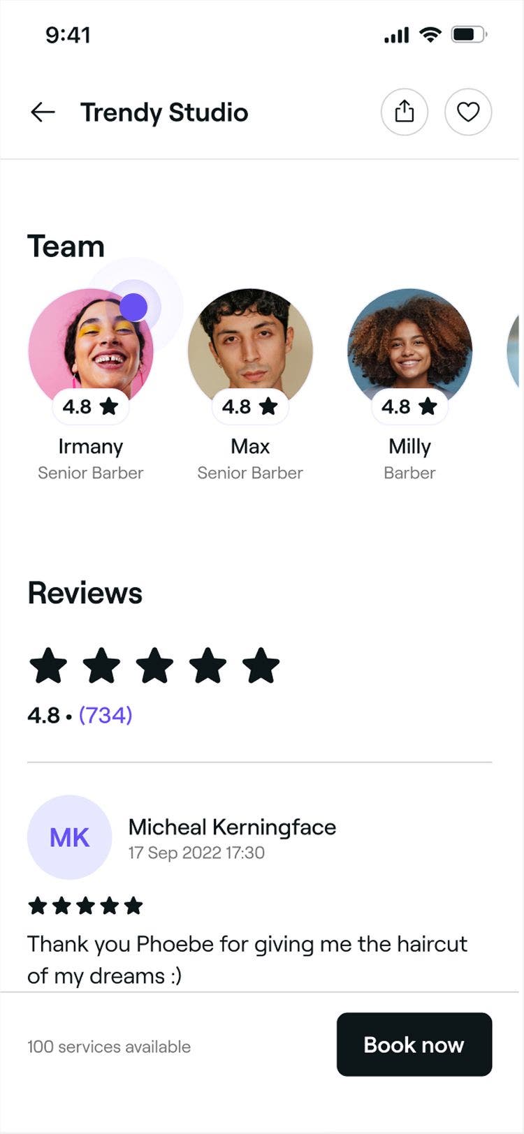Put your team in the spotlight with enriched profiles
