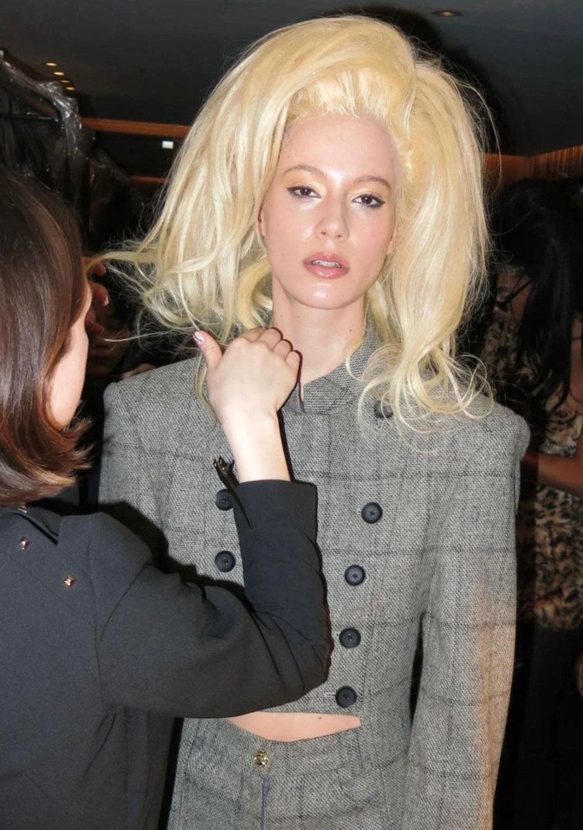Helen Anthony and Ella Fisher styling hair