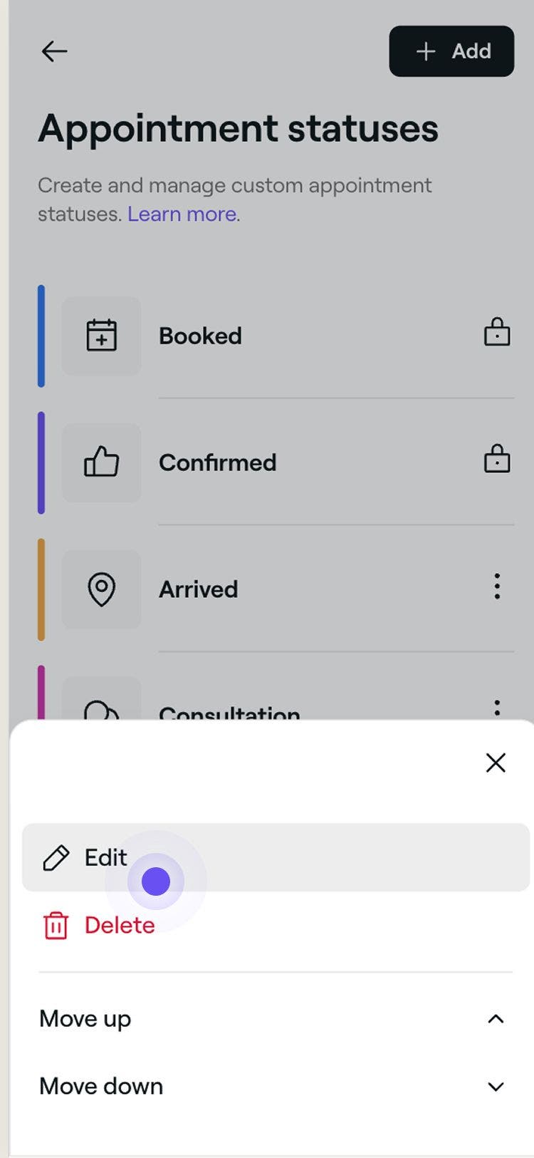 Mobile_Edit custom appointment status Fresha.jpg