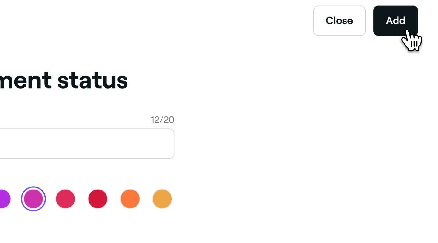 Save new custom appointment status Fresha.jpg