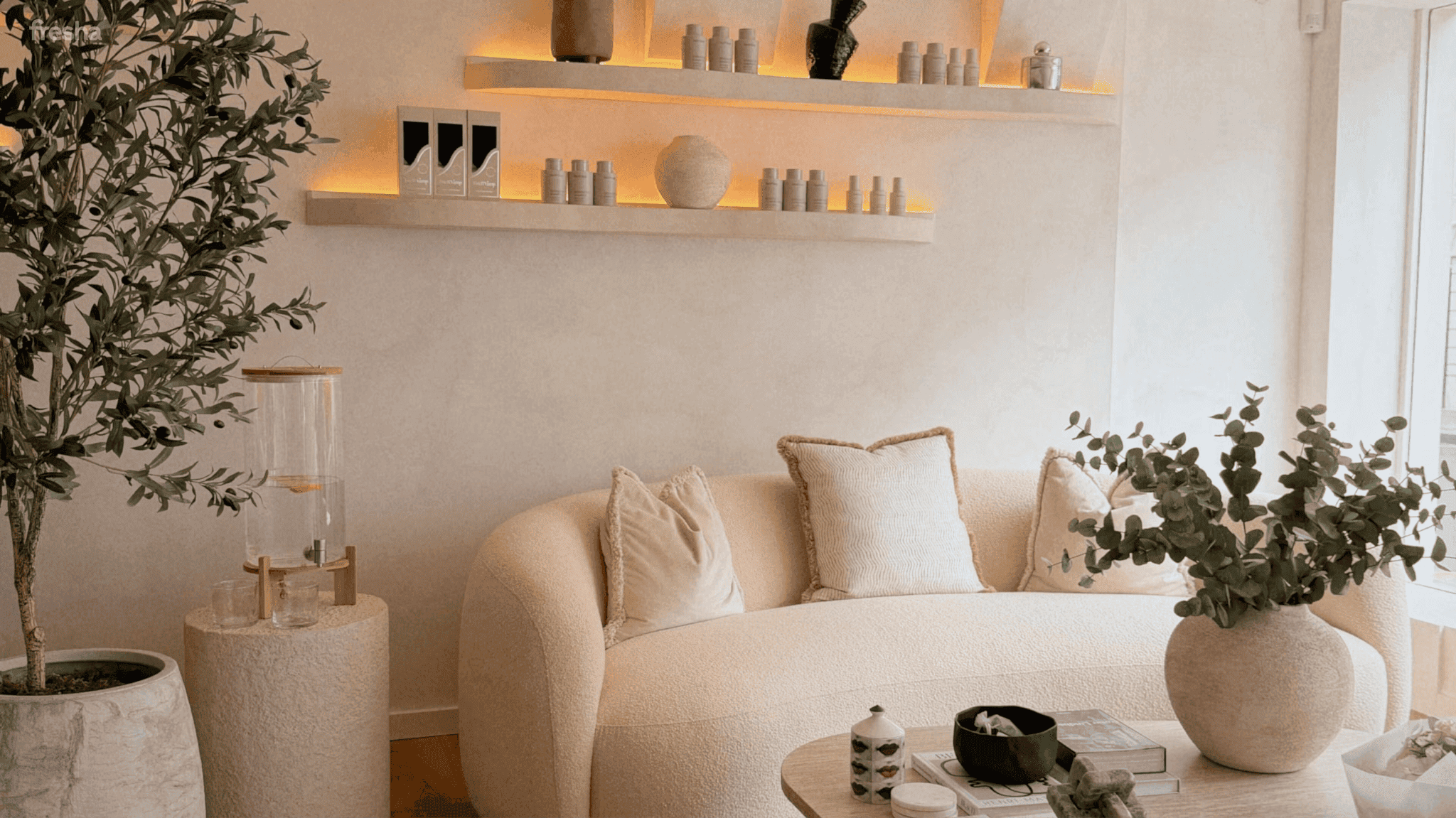 image of neutral salon design decor