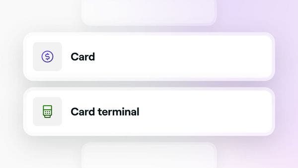 Two payments types added to a Fresha workspace.