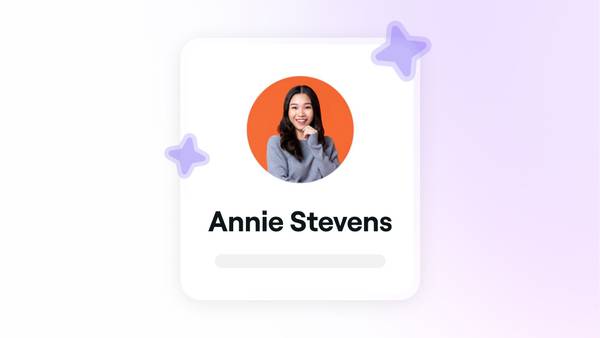 A preview of an avatar on a professional profile in Fresha