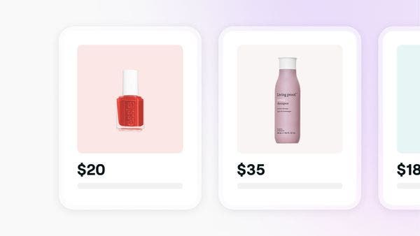 Products added to a Fresha workspace to be sold to clients. 