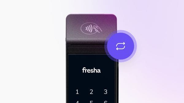An updated Fresha card terminal.