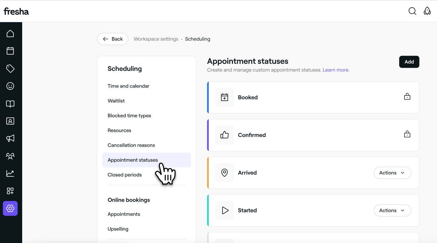 workspace settings custom appointment status fresha.jpg