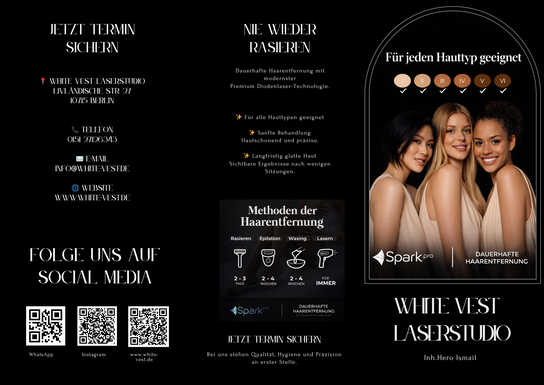 Tyypin Kauneushoitola palvelun kuva liikkeelle White Vest Lasetstudio