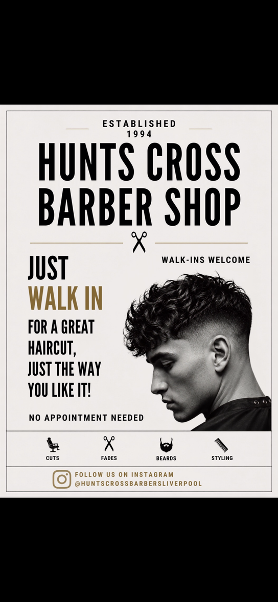 Barber image for Hunts Cross Barber Shop
