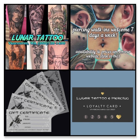 Foto de Tatuajes y piercings para Lunar Tattoo & Piercing
