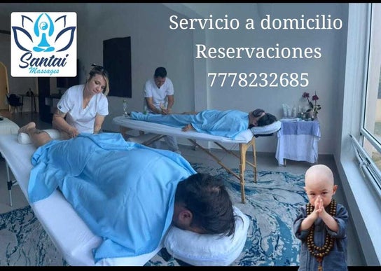 Spa i sauna obraz dla: SANTAI Masajes relajantes, descontracturantes a domicilio, piedras calientes, masaje holístico