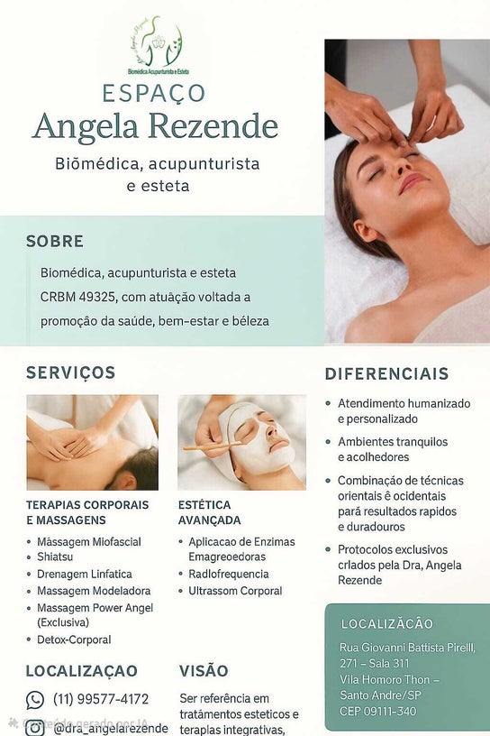 Tyypin Hieronta palvelun kuva liikkeelle Espaço Angela Rezende