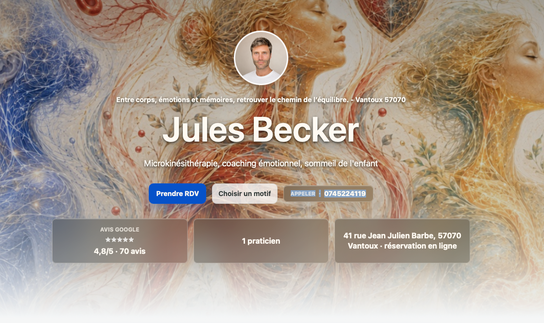 Afbeelding Fysiotherapie voor Jules Becker