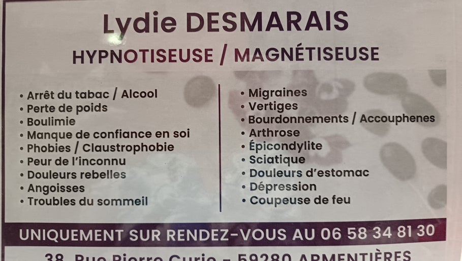 Lydie Desmarais Magnétiseuse