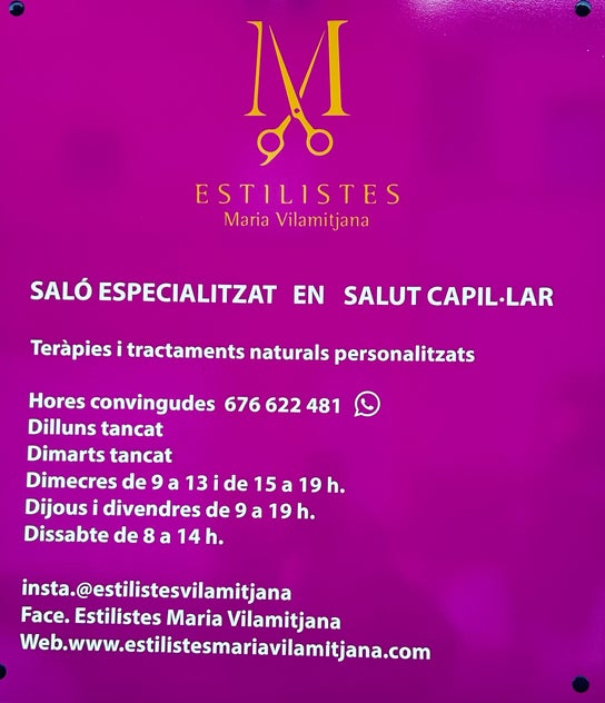 Frisörsalong-bild för estilistes maria Vilamitjana