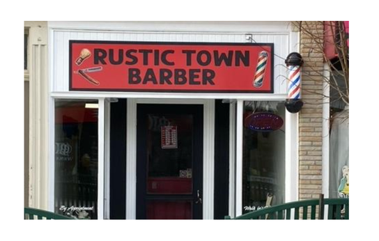 Barberare-bild för Rustic Town Barber