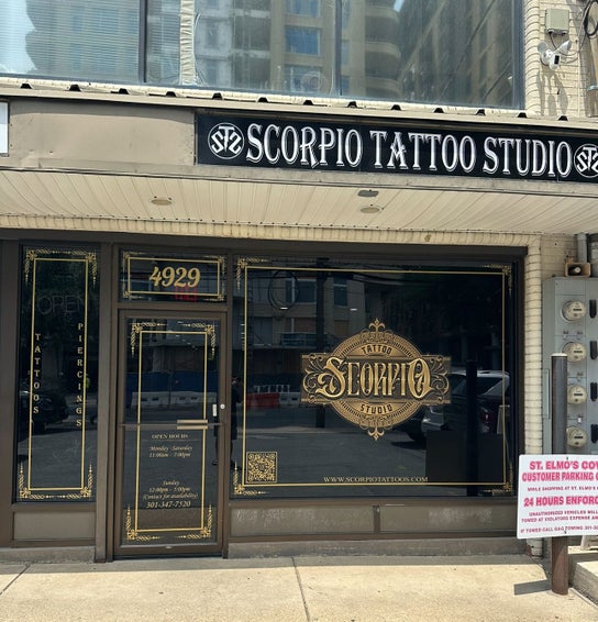 Tyypin Tattoo shop palvelun kuva liikkeelle Scorpio Tattoo Studio