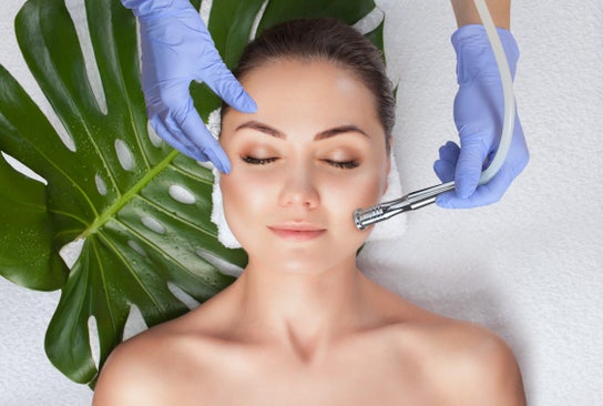Aesthetics image for Acne Removal Center: AviClear Laser RF Microneedling Hydra Facial blackhead extraction