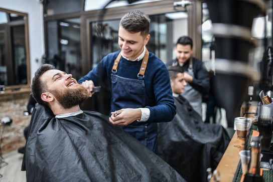 Barbershop image for the barber room