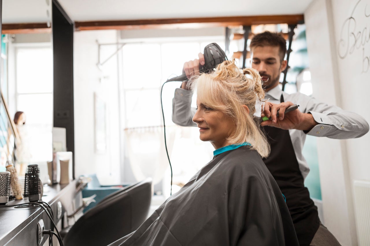 Permanent hair outlet straightening parlour