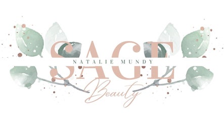 Sage Beauty logo with leaves, representing elegance in Highworth, England, GB.