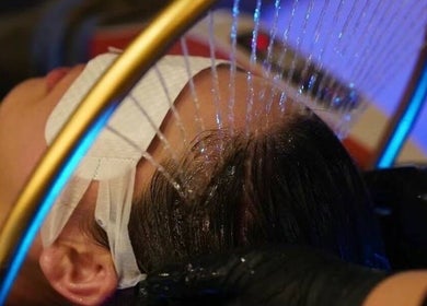 Water therapy at Healing Head Spa (Arlington), Arlington, Texas, US, offering relaxation and rejuvenation.