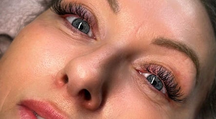 Lash enhancement at The Beauty Collective in Kintore, Scotland, GB showcasing expertly crafted lush lashes.