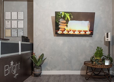 Reception at Bright Facial Spa and Thai Massage, Las Vegas, NV featuring decor and soothing ambiance.
