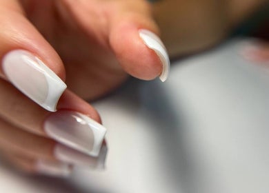 Close-up of elegant manicured nails at Sadiou's Lab, Bali, Bali, ID.