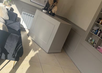 Welcoming seating area at Hagon Hair & Beauty Ltd in Brighton And Hove, England, GB with plush cushions.