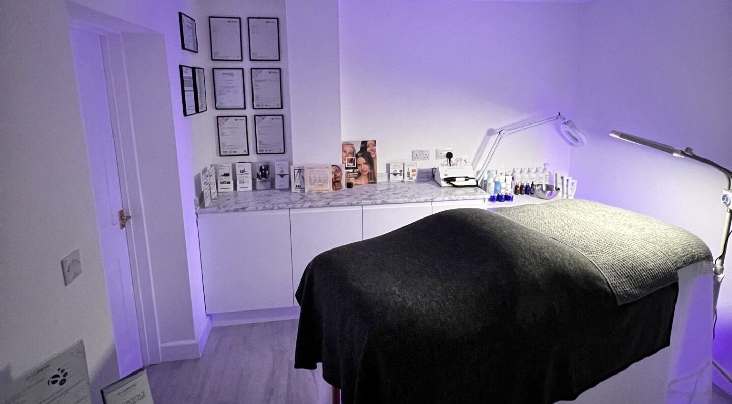 Relaxing treatment room at Skin Studio - Gainsborough, pristine setup highlighting tranquil ambiance in Gainsborough, England, GB.