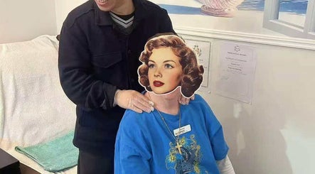 Massage session at Chi Link Massage and Wellness, Acacia Ridge, Queensland, AU with vintage style.