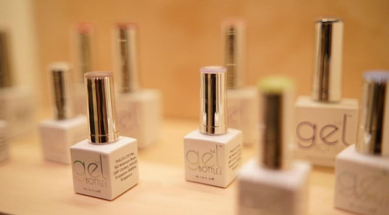 Moiselle Bali gel nail polish display in Bali, Bali, ID offers diverse colors for vibrant manicures.