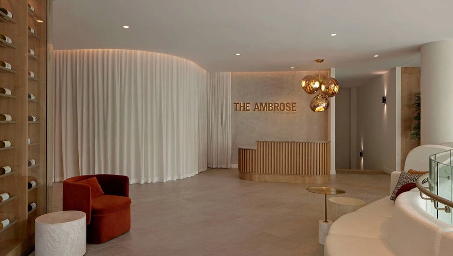 Elegant reception area at SYLKSKIN Milton, Milton, Queensland, AU with modern design elements.
