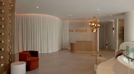 Elegant reception area at SYLKSKIN Milton, Milton, Queensland, AU with modern design elements.