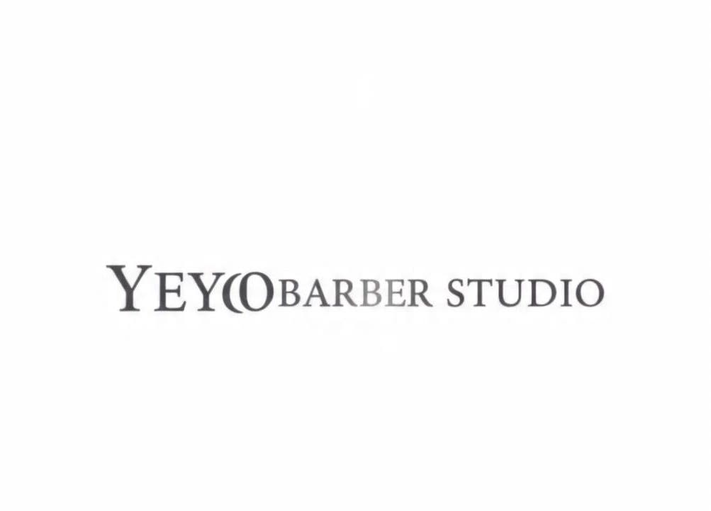 Logo of Yeyo Barber Studio located in Valdivia, Los Ríos, CL, displaying elegant typography.