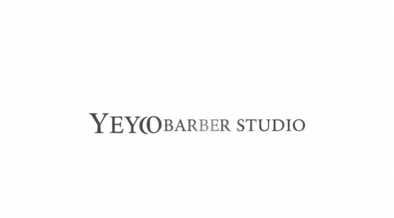 Logo of Yeyo Barber Studio located in Valdivia, Los Ríos, CL, displaying elegant typography.