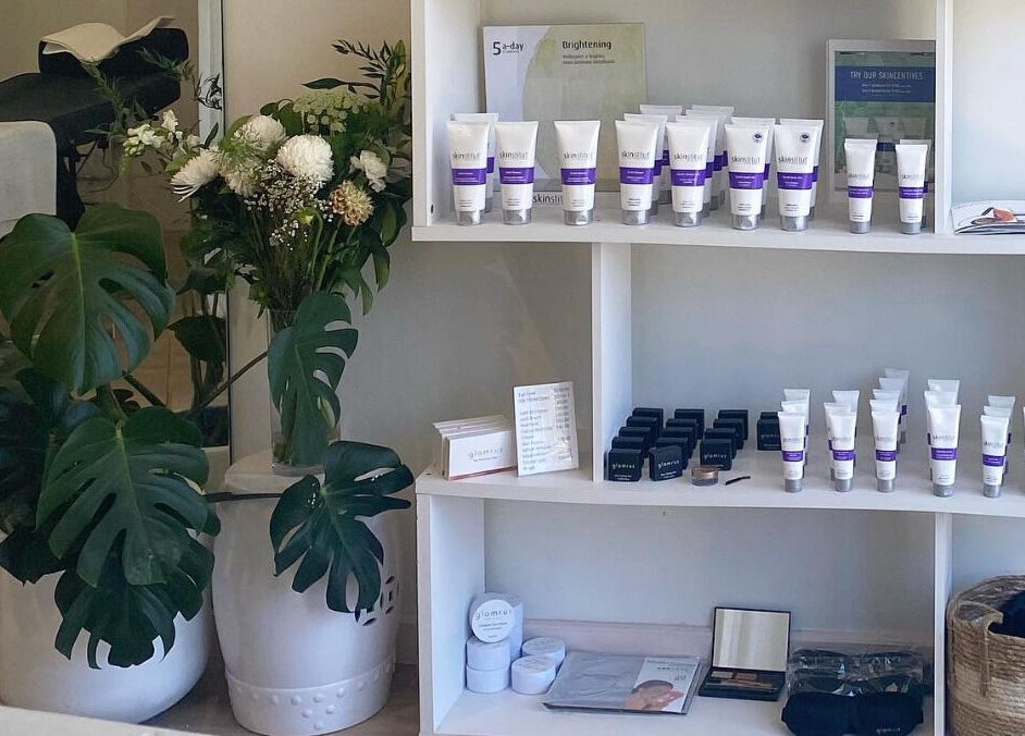 Elegant skincare display at Glam R Us Face and Body, Terrigal, New South Wales, AU enhancing wellness.