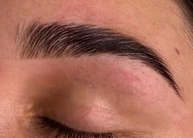 Perfectly sculpted eyebrows at Sharn's Beauty Room, Bennett Springs, Western Australia, AU.