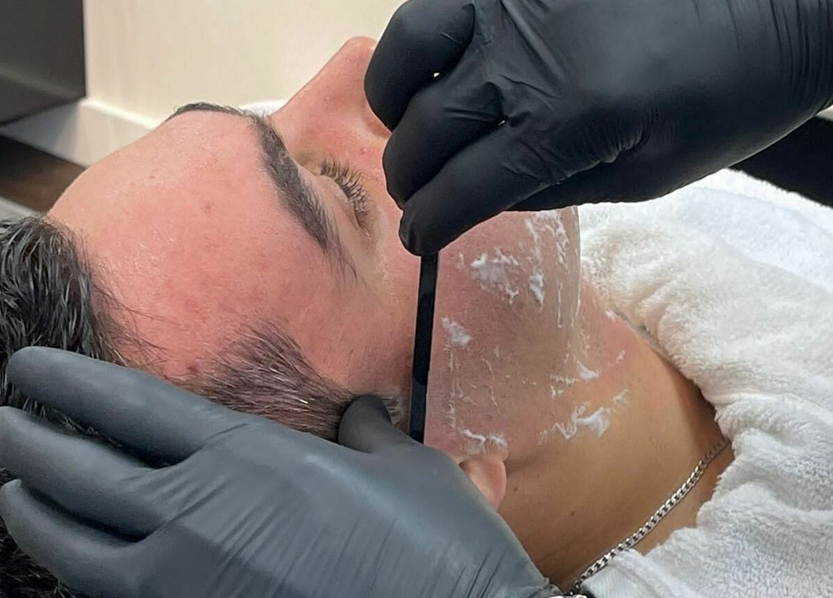 Close-up of a precise grooming service at Art Zone Barbering in Massachusetts, Massachusetts, US.