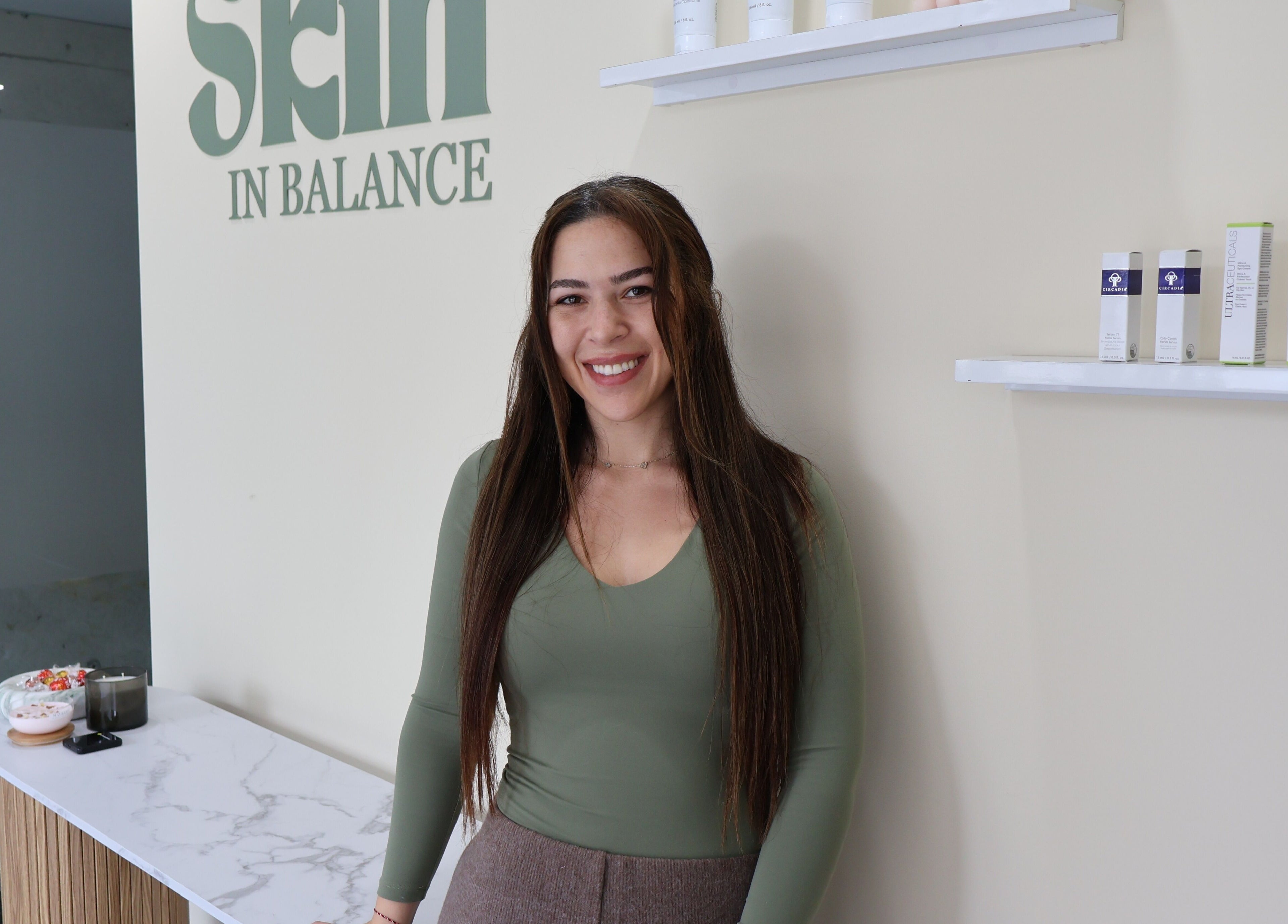 Friendly staff at Skin in Balance, Belmore, New South Wales, AU, ready to assist with your beauty and wellness needs.