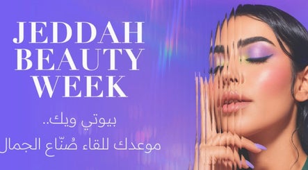 Woman with vibrant makeup at Claws Nail - Beauty World, Jeddah, Makkah Province, SA.