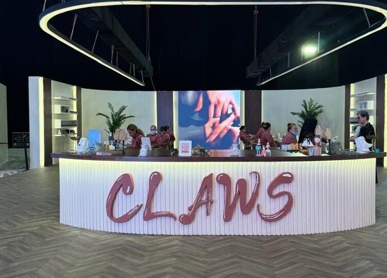 Interior of Claws Nail - Beauty World in Jeddah, Makkah Province, SA showcasing modern design and nail services.