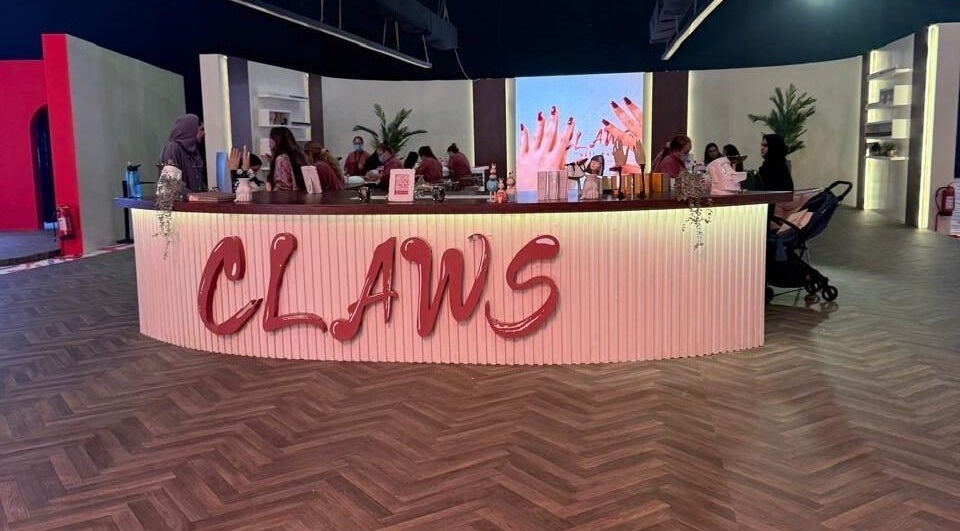 Inside Claws Nail - Beauty World in Jeddah, Makkah Province, SA, showcasing stylish decor and customer service.
