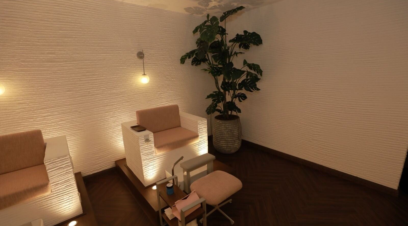 Cozy seating area at Claws Nail Bar - Jeddah, located in Jeddah, Makkah Province, SA, with elegant decor.