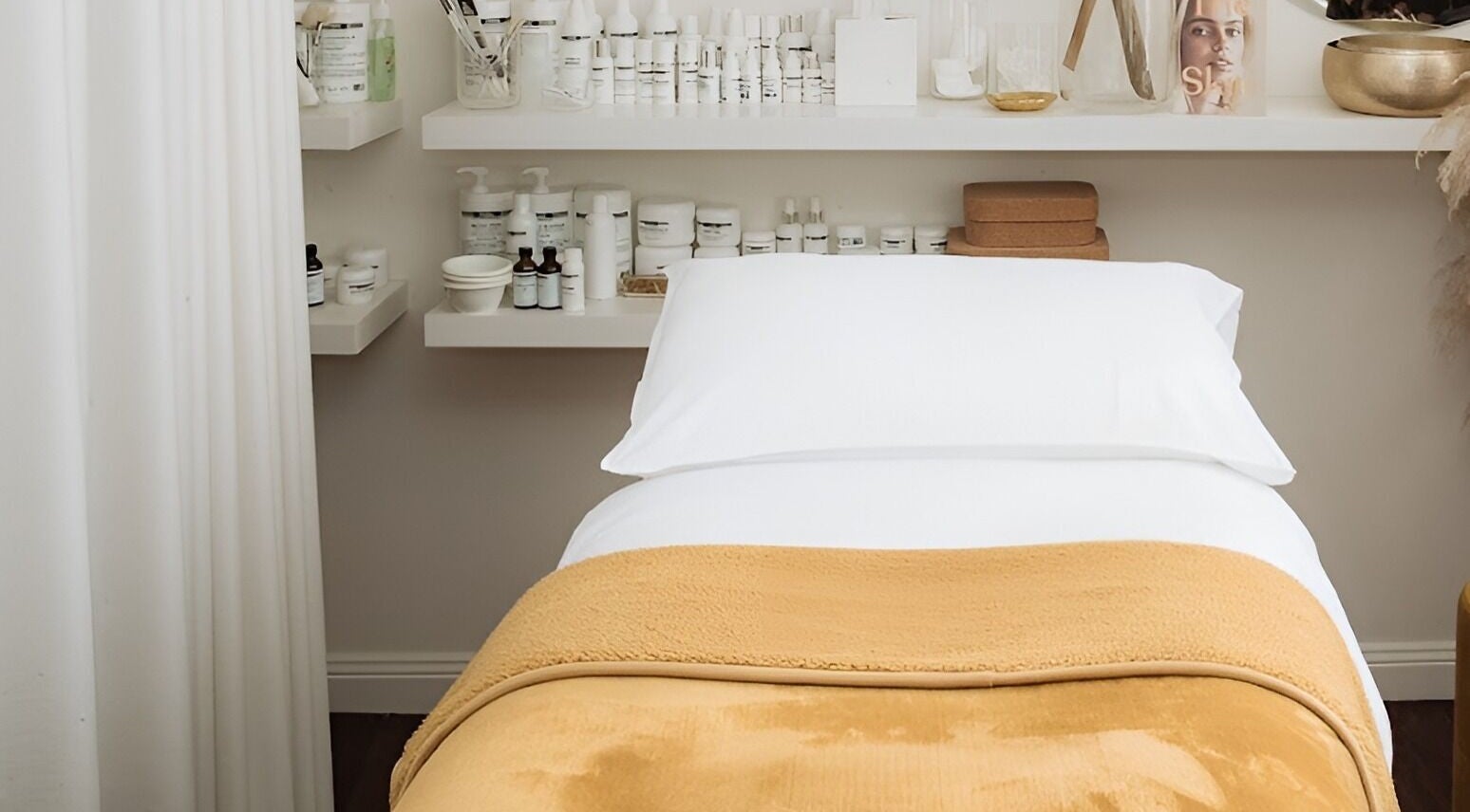 Cozy spa treatment room at The Lab Canberra, Griffith, Australian Capital Territory, AU with soft linens.