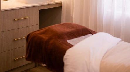 Tranquil spa bed at Henosis & Co, Perth, Western Australia, AU.