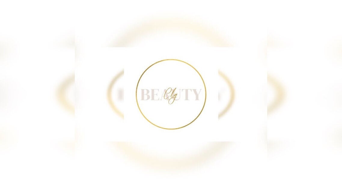Gold logo of CLGBeauty, Swinton, England, GB on a white background.